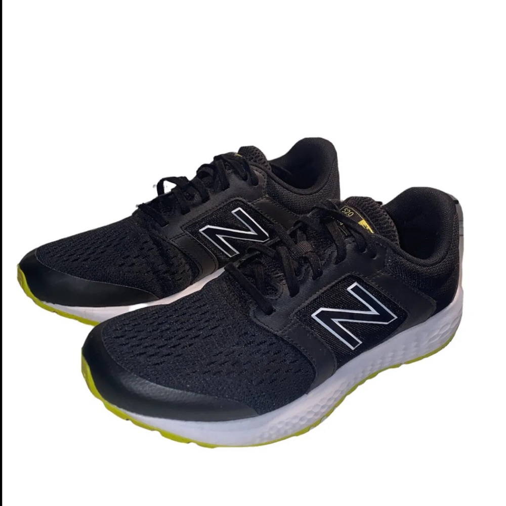 New Balance 520v5 Men's Size 8.5 Black Running Shoes (M520CR5)
